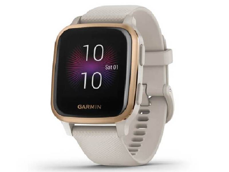 SMARTWATCH VENU SQ MUSIC LIGHT SAND ROSE GOLD GARMIN 010-02426-11